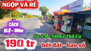S:385✅ Chỉ 190 triệu💥sở hữu lô đất ngay trung tâm QUỐC LỘ -100m CÔNG TY NHÀ XƯỞNG BAO QUANH 