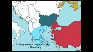 The second Balkan war day by day animation #daybyday #countrywar #war #greece #turkey #bulgaria
