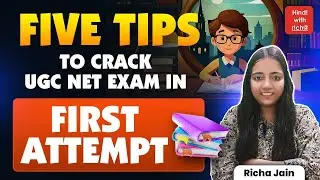 5 STEPS TO CRACK UGC NET EXAM 2025. NET HINDI JUNE 2025. NET Hindi Classes. Hindi with Richa.