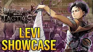 THE BEST UNIT IN THE GAME! Levi Showcase! Attack on Titan TACTICS