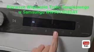 Samsung WW90T504DAT - Tryb Serwisowy #servicemode #samsungai 