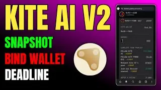 Kite Ai Testnet Snapshot Taken | Kite Ai Wallet Binding Still Ongoing | Kite Ai Airdrop New Update