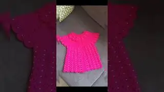 Crochet frock inspiration for kids😍 #foryou #diy #fashion #partydress #crochet #handmade