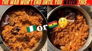 We Settled The Nigeria Jollof vs Ghana Jollof War in Accra, You Won't Believe Who Won...