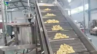 Automatic Fried Crispy Bugles Chips Corn Bugle pellet Snacks Food Extruder Machine