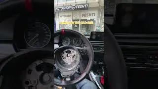 BMW E90 Steering Wheel Upgrade &ndash; From Basic to F-Series Style.      #e90 #steeringwheel #fseries