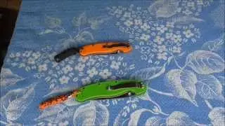 Мой метод шлифовки торксов на ножах  Ontario RAT-1 Green и Ontario RAT-2 Orange
