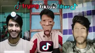 trying tiktok filters 🤣| face puzzle filter🤣| #shorts #funny #comedy #funnyshorts #trending #filter