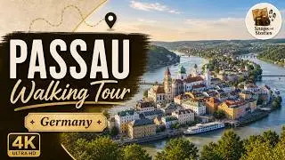 Passau Germany Walking Tour in 4K | Why You Should Visit Passau