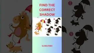 Animal Shadow Challenge: Find the Right Shadow in Just 5 Seconds! #find #riddle #shorts
