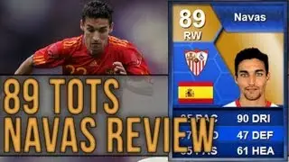 FIFA 13 | 89 TOTS Jesus Navas Review & In-Game Stats | Ultimate Team | Team of The Season