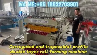Kenya popular high speed box profile and corrugated metal roof making roll forming machine