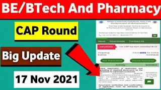 BE/BTech CAP ROUND || Big Update 🔥||