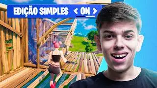 TESTEI a EDI&Ccedil;&Atilde;O SIMPLES pela PRIMEIRA VEZ no FORTNITE! (muito roubado)
