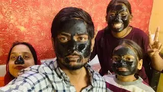पति बना शिकार 😜 बीवी का चारकोल प्रैंक...