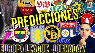 PARTIDOS DECISIVOS 🔥 | Predicciones Jornada 7 UEFA Europa League 2025/26 | An&aacute;lisis completo