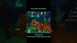 Diamond Rod Secret Hunter + Reeler Segacor? #fishitroblox #fishindonesia #heelkicker