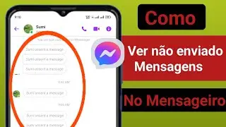 Como ver mensagens não enviadas no Messenger 2024 | Veja mensagens removidas no Messenger