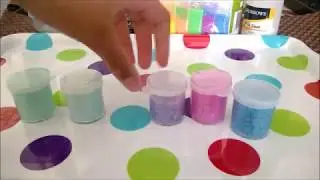 Normal Slime + Glitter Slime