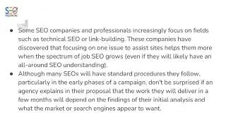 A Good Freelance SEO Consultant's Expectations