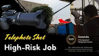 High-Risk Job Telephoto Shot #TelephotoShot #adventurephotography   #JobSafety #telephotolens