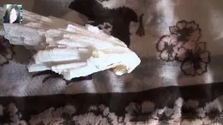 Scolecite crystal