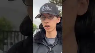 SECURITY TRIES TO MAKE ME LEAVE PUBLIC SIDEWALK!!!