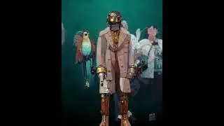 The Cyber transition..#scary #horror #art #artwork #animation #crazy   #wildlife #cyberpunk #robot