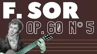 Sor Op 60 no 5 - Classical Guitar Studies - Michele Santoro