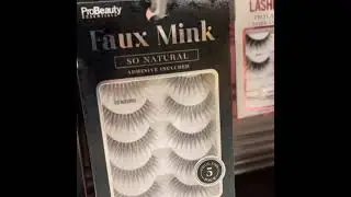 TJMAXX Beautiful AFFORDABLE FAUX MINK LASHES #shorts  #falselashes April 1, 2022