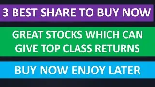Top 3 Stocks to Buy in Next Week Market.  #Wealthylife #Stocks #Budgetweek