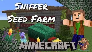 Gob&rsquo;s Quickies -Minecraft Tutorial -Sniffer Drop Farm! Making a semi-automatic ancient seed Farm!!!
