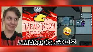 Perfect timing, FAILS - Among Us #1 (Sanflix) REACTION!