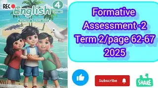 Formative assessment -2/class -4/term -2/Page NO 62-67/Ennum Exhuthum work book answer key 2025