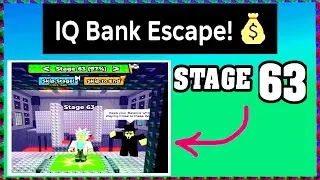STAGE 63 IQ BANK ESCAPE Roblox Walkthrough [Full Guide English] 💰