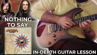 Angra &ndash; Nothing To Say (Guitar Lesson + Free Tabs) | In-Depth Tutorial by Riccardo Gioggi