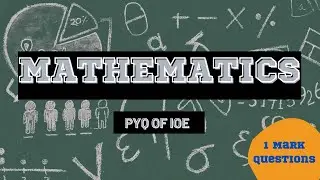IOE MATHEMATICS | QAD | Past Year Questions |