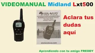 Videomanual del radio Midland Lxt500 #radio #videotutorial #walkietalkie #trucos #midland #manual