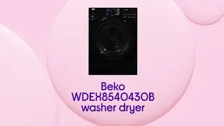 Beko WDEX8540430B Bluetooth 8 kg Washer Dryer - Black | Product Overview | Currys PC World