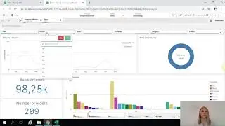 How to create a bookmark using Qlik Sense