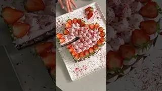Erdbeer Schoko Torte f&uuml;r deine Mama 💝