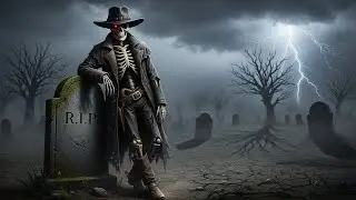 Whiskey Shadows of the West &ndash; Skull Cowboy Night Mix 4K