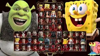 Mortal Kombat 9 - SPONGEBOB & SHREK - Expert Arcade Ladder - Gameplay @ (1080p)60ᶠᵖˢ ✔