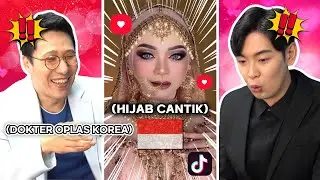 Reaksi Dokter Oplas Korea Kaget Lihat Tiktok Makeover Indonesia 😍😍 | Reaction