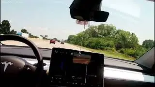 430 miles Road Trip Part 1 Tesla Model Y  FSD V13.2.9 Supervised 
