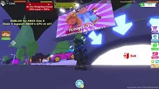 Roblox on XBOX One X - CPU vs. GPU (game does not support GPU on XBOX)