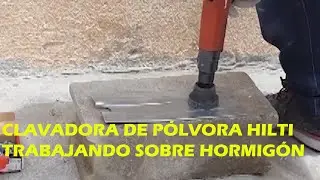 Fijación Anclaje a pólvora con la DX 2 de Hilti