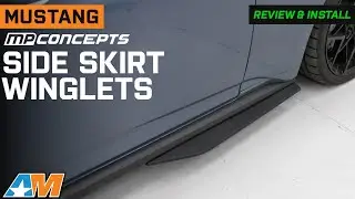2024-2025 Mustang MP Concepts GT500 Style Side Skirt Winglets Review & Install