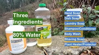 Make Liquid Soap for $0.33/12fl oz in 30 Minutes | JADAM Wetting Agent
