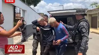 ASSALTANTES PRESOS APÓS PRATICAREM ASSALTOS EM CASA DE SARGENTO DA PM NO JD RECREIO EM ROSÁRIO